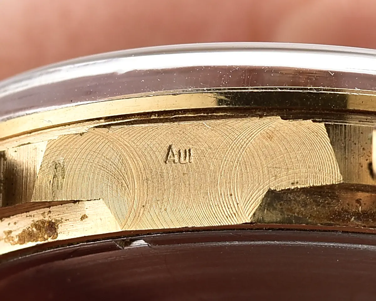 Vintage Soviet Slava Gold-Plated Day-Date, 26 Jewels - Black Dial with Gold Hands, Russian Day - Image 11