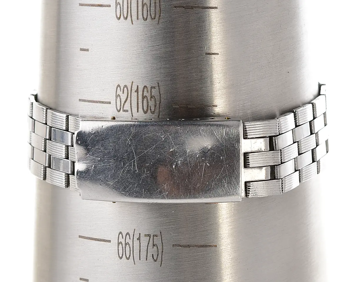 Soviet Vostok Amphibia tonneau mechanical watch – black and blue dial, steel bracelet - Image 10