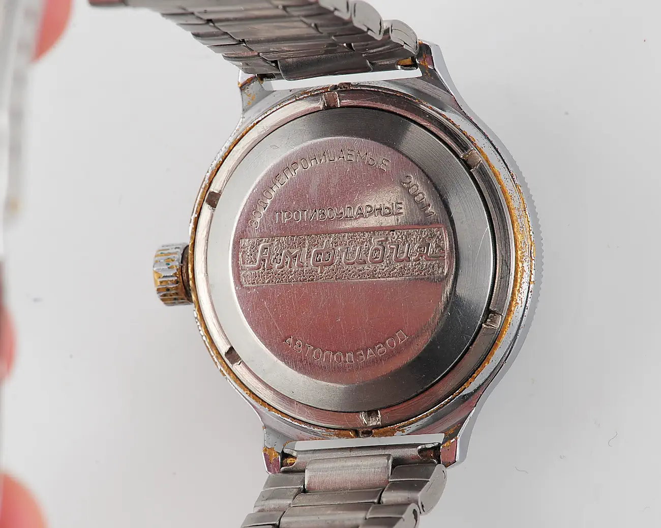 Russian Vostok Komandirskie "Paratroopers" automatic watch with date – blue VDV dial, steel bracelet - Image 11