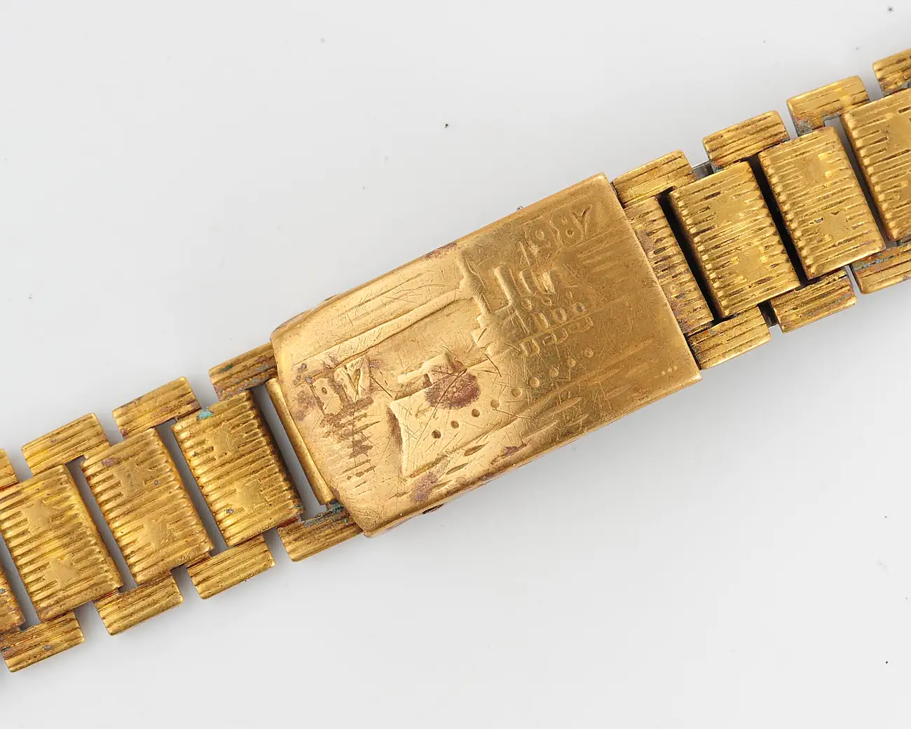 watch accessory metal bracelet Aurora 1917-1967 yellow 21143-SWS_3025